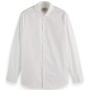 Scotch & Soda Slim Classic White Dress Shirt